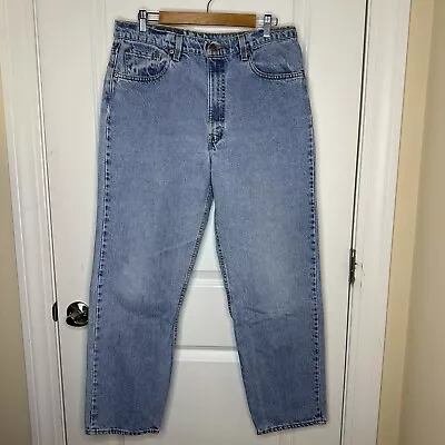 Vintage Levis 555 Jeans Size 38x30 Made In USA Light Blue • $40