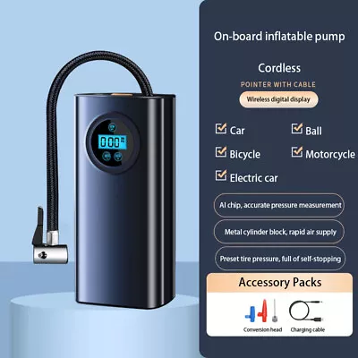 Tire Inflator Car Air Pump Compressor Electric Portable Auto 12V Volt 150 PSI • $16.99