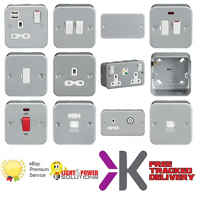 £12.76 • Buy Metal Clad Electrical Switches And Plug Sockets Industrial Workshop Garage MLA