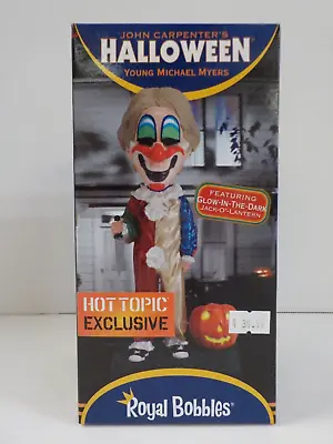 G1211 Royal Bobbles HALLOWEEN Young Michael Myers Bobblehead Hot Topic Exclusive • $49.99