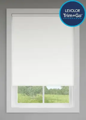 Box Of 12 LEVOLOR Room Darkening Window Roller Shade 37-1/4  X 66  White (#139) • $119.99