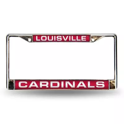 Louisville Cardinals Laser Cut Metal License Plate Frame [NEW] NCAA Car Auto Tag • $15.95