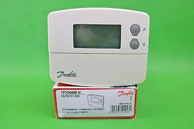 Danfoss TP5000MSi Hardwired Programmable Room Thermostat No Battery 087N791700 • £129.99