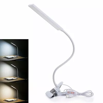 48 LED Flexible Clip On Desk Lamp USB Reading Study Table Lamp Light Home • $19.94