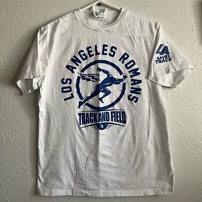 Los Angeles Romans T-shirt Track And Field Unisex ￼sz M 100% Cotton Virtual • $13