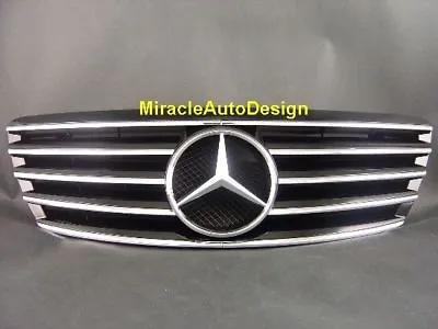 Set Of Black Front Grill For 2002-2005 Mercedes Benz W220 S-Class S430 S500 S600 • $165