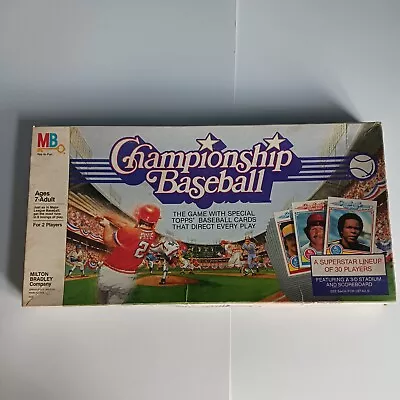 Milton Bradley All 30 Cards Nice Cond Championship Baseball Game Used Incomplete • $14