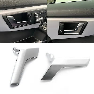 Matte Silver Inner Left + Right Door Handle Repair Kit For Mercedes-Benz C-Class • $55.62