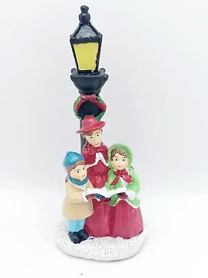 Vintage Christmas Villiage Light Up Lamp Post Figureine • $17