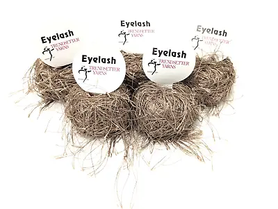 5 Lashy Balls Factory Packed EYELASH From TrendSetter Yarns ITALY #49 Mink Brown • $18.99