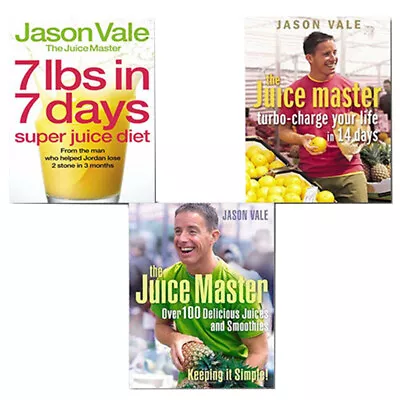 £19.95 • Buy Jason Vale The Juice Master Diet Collection(The Juice Master Diet, Over 100 Deli