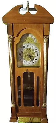 ✅️TESTED✅️WORKING🕰VINTAGE United Clock Co Mini Electric Grandfather Desk Clock⏰ • $144.36