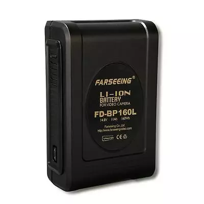 $219.99 • Buy Li-ion Battery 14.8v 160Wh V Mount For DSLR Video Camera Broadcast Camcorder