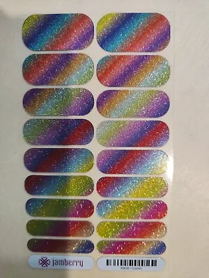 $7 • Buy 🌟Jamberry Nail Wrap Full Sheet Nail Art Stickers - Cosmic Sparkle