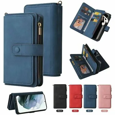 For Vivo Y20 Y20S Y20A Y20I Y11S Y12A Y12S Y21 Y33S Zipper Wallet Leather Case • $22.89