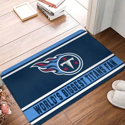 World's Tennessee Titans  Fan Carpet 16x24in Floor Mat Home Decorative • $11.39