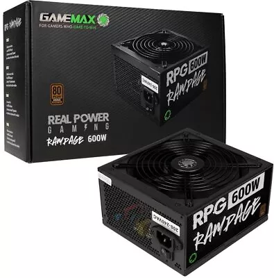 £39.89 • Buy GameMax RPG Rampage 600W Power Supply 80 Plus Bronze