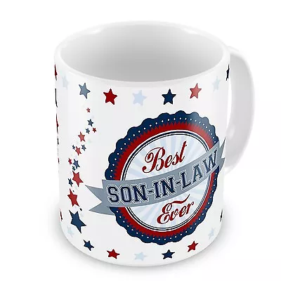 £7.99 • Buy Best Son-In-Law Ever Novelty Gift Mug - Blue / Red