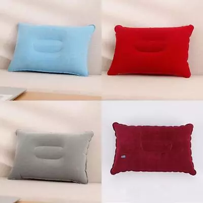 $3.99 • Buy Inflatable Camping Pillow Blow Up Festival Outdoors Cushion Travel N3J9
