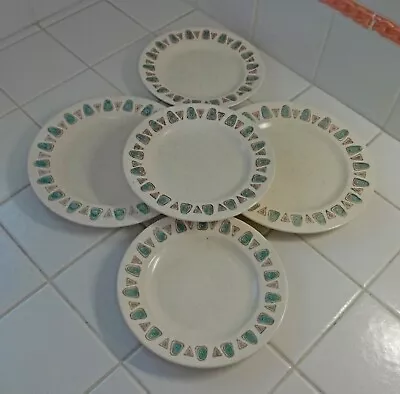 Lot 5 Metlox Poppytrail NAVAJO 7.5  SALAD Plates (2) And 6 1/2  BREAD Plates (3) • $19.99