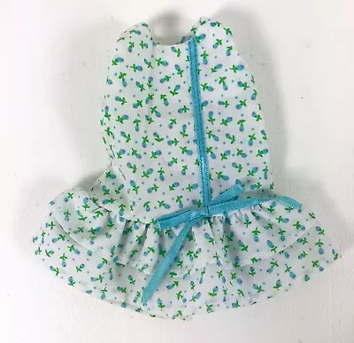 $29.99 • Buy Leeann Doll Original Dress By  Denis Bastien Sleeveless Blue Floral