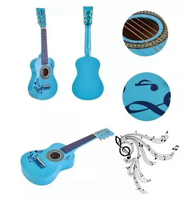 £28.99 • Buy Kids 23  Wooden Acoustic Guitar Musical Instrument Children Fun Toy Xmas Gift