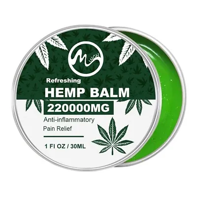 £8.99 • Buy Strong Hemp Balm For Muscle Recovery, Pain Relief, Arthritis, Eczema & Psoriasis