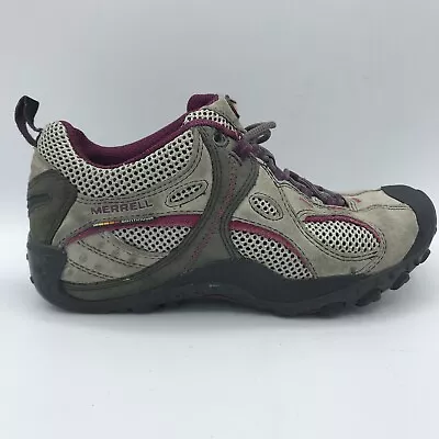 Merrell Women's Chameleon Arc Wind Vibram Waterproof Hiking Shoes Size 6 Gray • $18.95