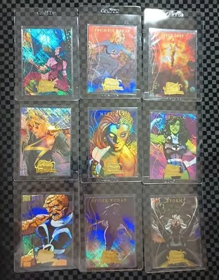 2008 Marvel Masterpieces Series 2  Heroines Set Of 9 Cards #MH1-MH9  • $20