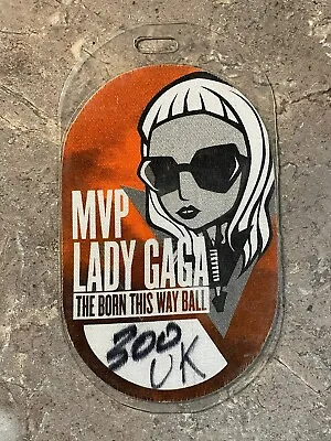 Lady GaGa 2011 Born This Way UK Tour VIP Pass-Ultra Rare-See Details • £47.50