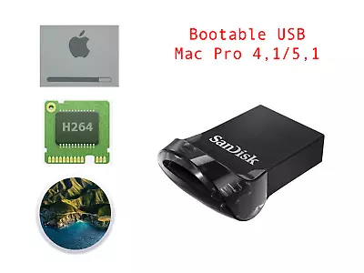 Bootable USB Disk Mac Pro 41 51 Boot Screen Suport Big Sur • $25.95