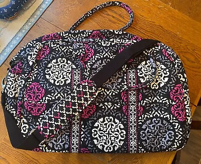 Retired Vera Bradley Canterbury Magenta Grand Traveler Bag Winter 2013 Pattern • $35