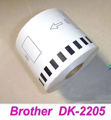 Lot 3 Rolls Brother DK2205 Continuous Label QL 500 550 570 580N 650TD Printer • £23.32