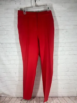 Vince Camuto Cherry Red Dress Slack Pants With Pockets- Women's 12 • $45