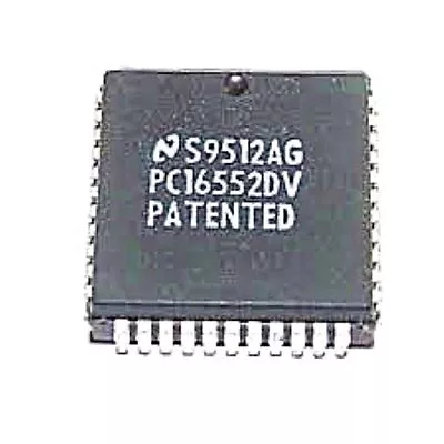 NS PC16552DV PLCC-44 UART CMOS LDCC 44 Pin Plastic RH • $8.50