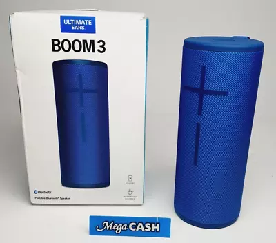 Ultimate Ears - Boom 3 - Bluetooth Portable Wireless Speaker - S00176 - Blue • $125