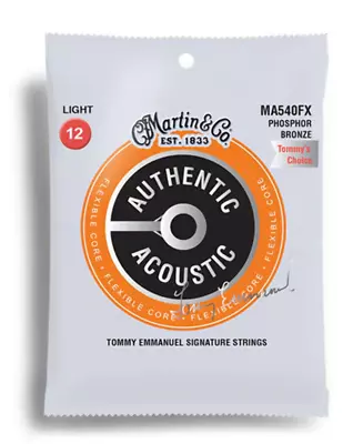 Martin Authentic Acoustic Flexible Core 92/8 Phosphor Bronze  Tommy's Choice  Li • $17.99