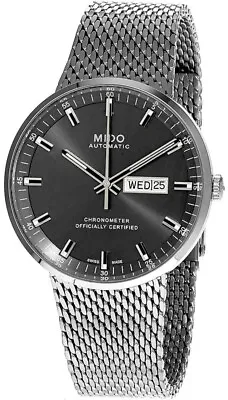 MIDO Commander Icone 42MM AUTO Anthracite Dial Men's Watch M031.631.11.061.00 • $1170