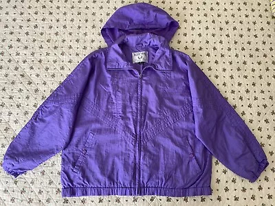 Pacific Trail Men’s Purple Zip Up Windbreaker Lightweight Jacket Size XL • $16.50