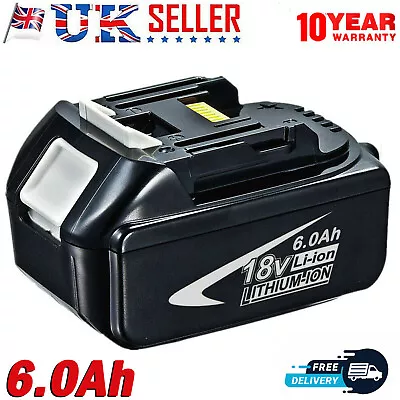 18V 6.0Ah Battery For Makita LXT BL1860 BL1850 BL1830 Cordless Power Batteries • £17.89