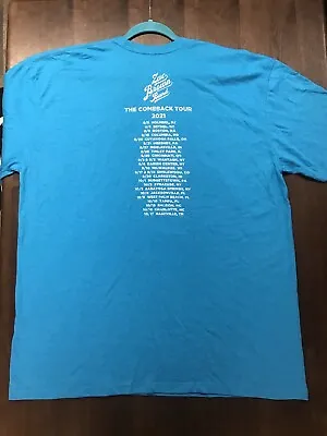 Zac Brown Band - The Comeback Tour 2021 - Blue T-Shirt - Size: XxLarge • $9.49