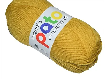 £1.45 • Buy Cygnet Pato DK Knitting Wool / Yarn Double Knitting Knit 100g Ball - 34 Shades