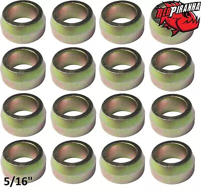 5/16  Premium - Red Piranha Steel Heim Joint Cone Spacer Rod End Heims 16 Pcs • $15.20