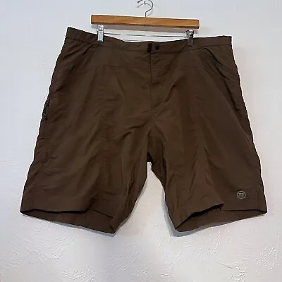 Novara Mountain Bike Cycling Shorts Men's Size XXL Brown Lined Padded Cargo • $26.99