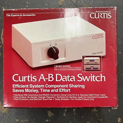 A-B Data Switch Curtis (S) • $25