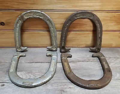 Vintage Sportcraft Forgedsteel Horseshoes Only Set Of 4 A &B • $24.93