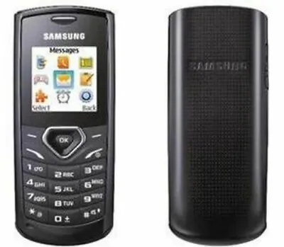 (LOCKED To ORANGE) Black Retro Samsung GT E1170 Mobile Phone FREE POST • £13.45