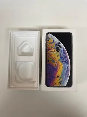 Used Box For Apple IPhone XS Silver 64Gb Used Box No Accessories No Phone • £9.99