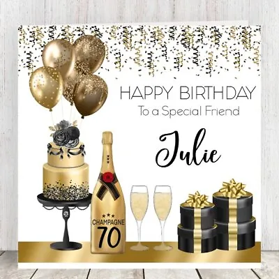 70th 60th 50th Personalised Birthday Card Friend Sister Auntie Wife Mum Cousin • £3.19