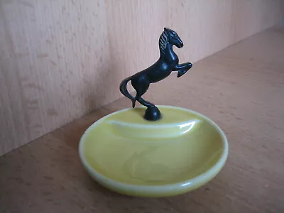 Vintage Wade Bouldray 'horse' Yellow Pin Dish • £9.95